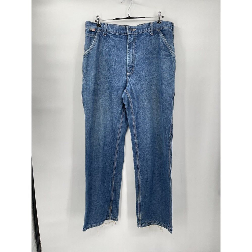 Carhartt 38x34 FR Flame Resistant Carpenter Jeans Mens Blue‎ Original Fit